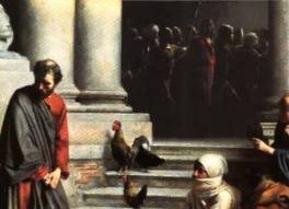 Peter denies Christ