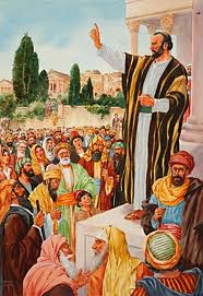 Peter preaches on Pentecost